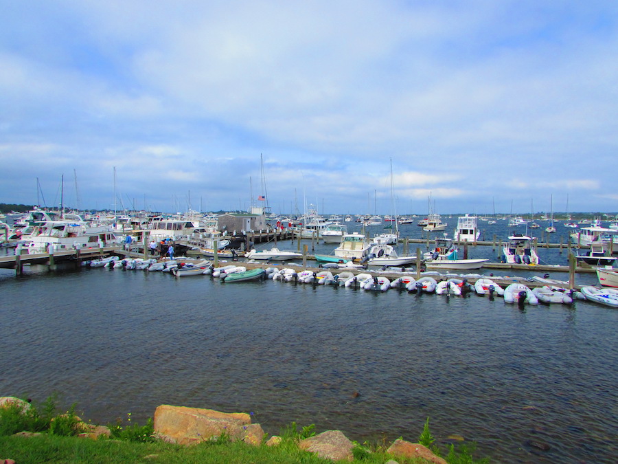 A marina on Block Island