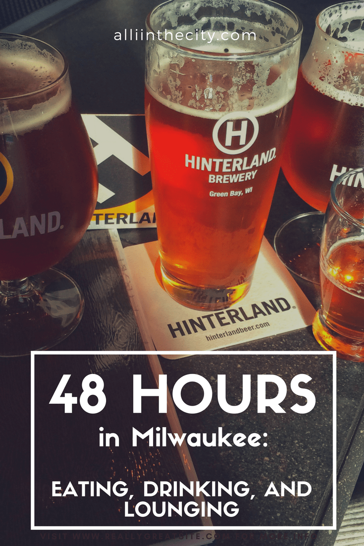 How to spend 48 hours in Milwaukee. Check out my top picks for spending 48 hours eating, drinking, and lounging in Milwaukee, Wisconsin. #milwaukee #midwest